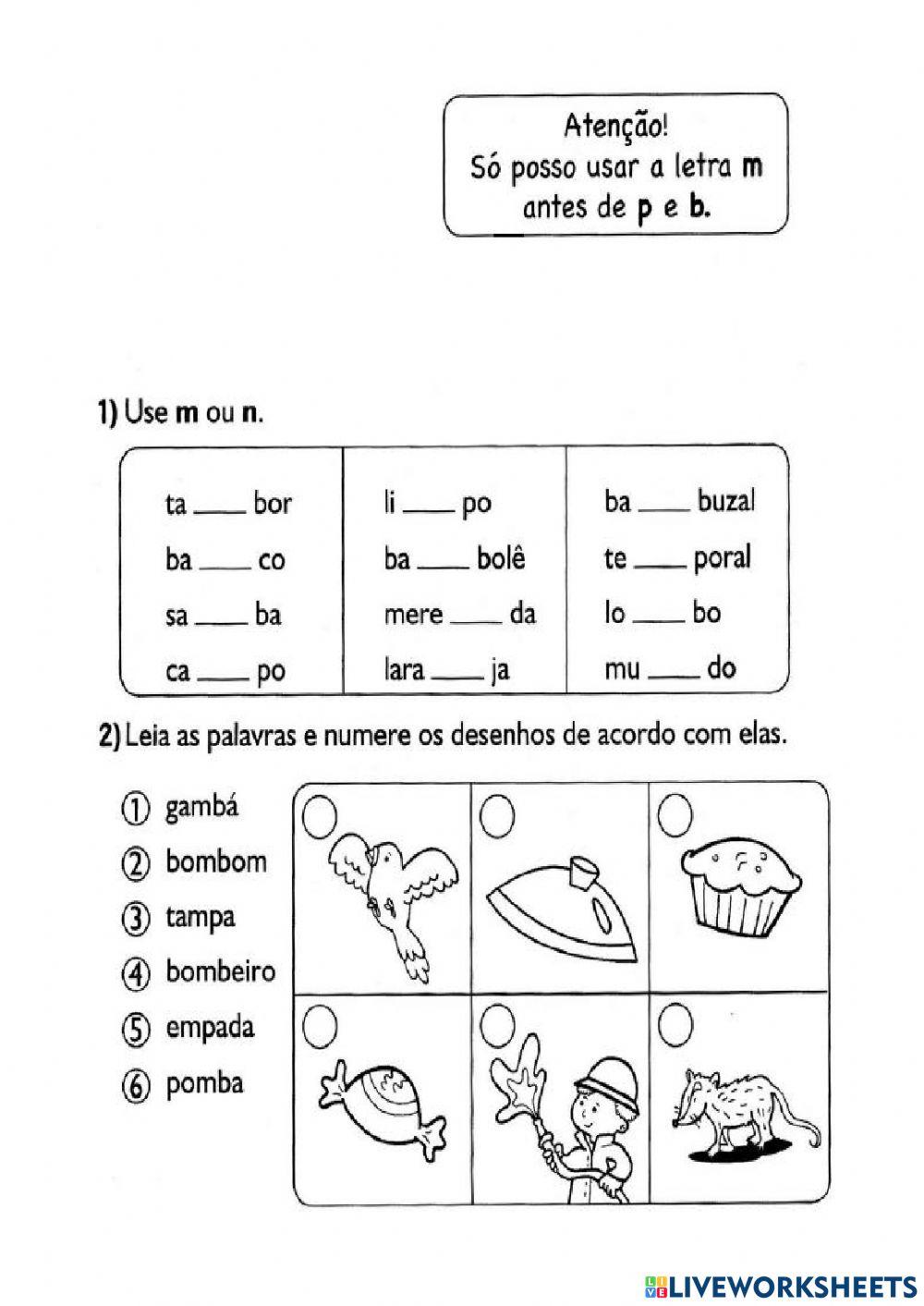 M n worksheet live worksheets