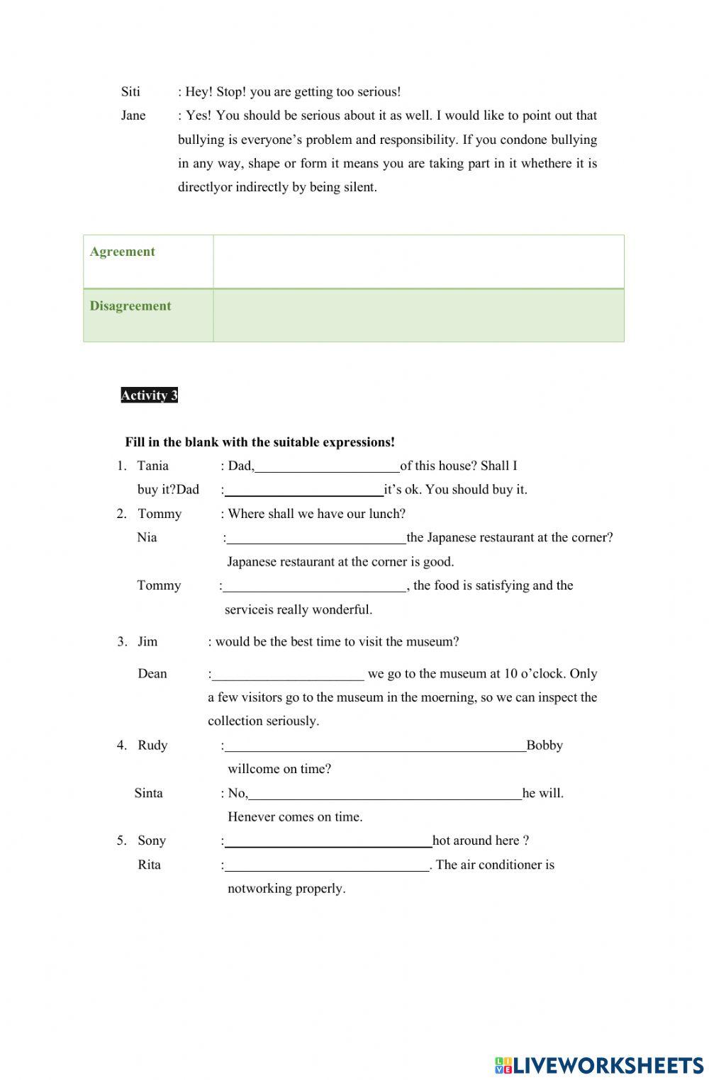 Opinion and thoughts