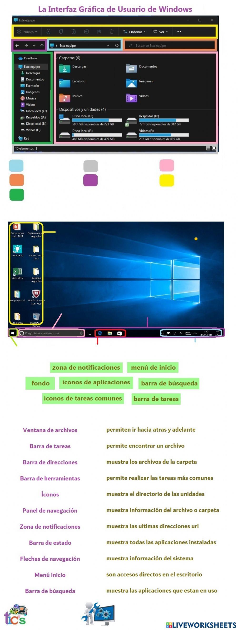 Explorador de archivos de windows