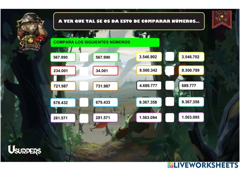 Mate- t1- comparación de números