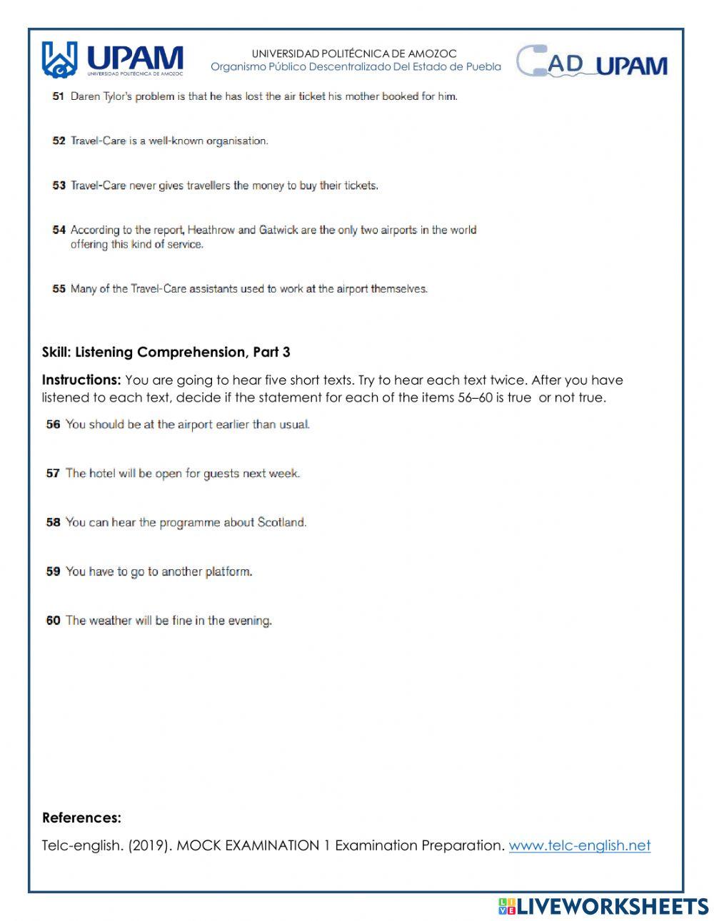 listening-diagnostic-test-b1-online-exercise-for-live-worksheets
