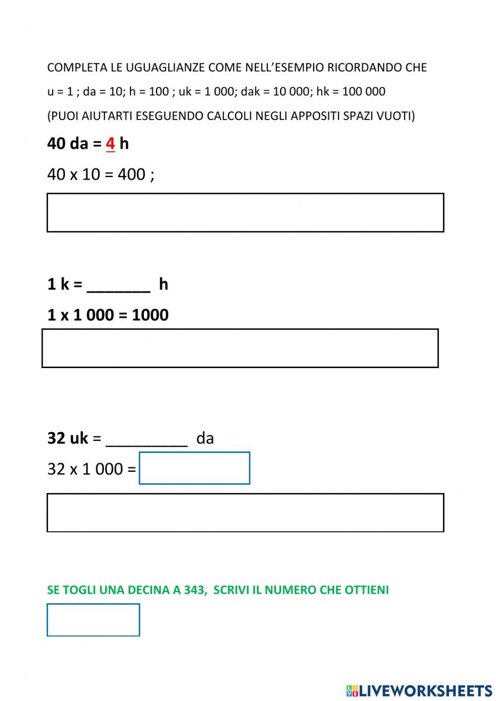 Sistema di numerazione