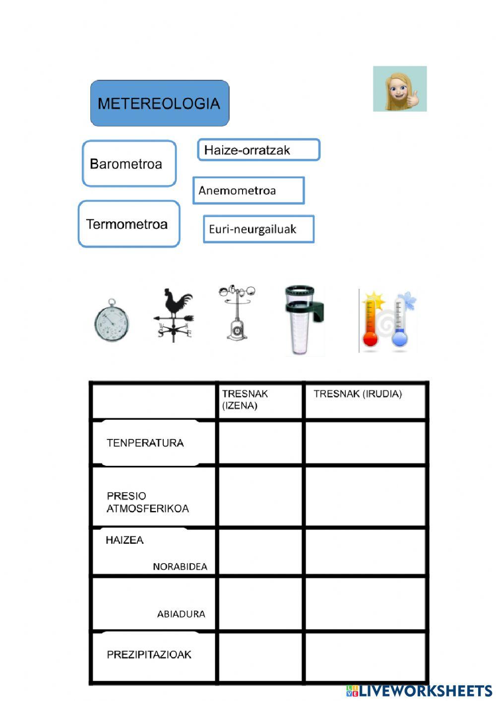 Metereologia tresnak