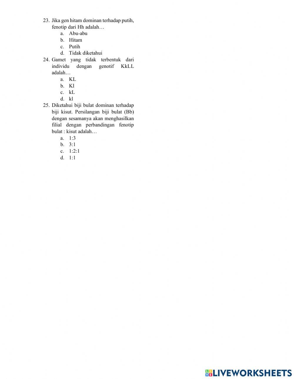 Pts ganjil ipa smp satria bangsa