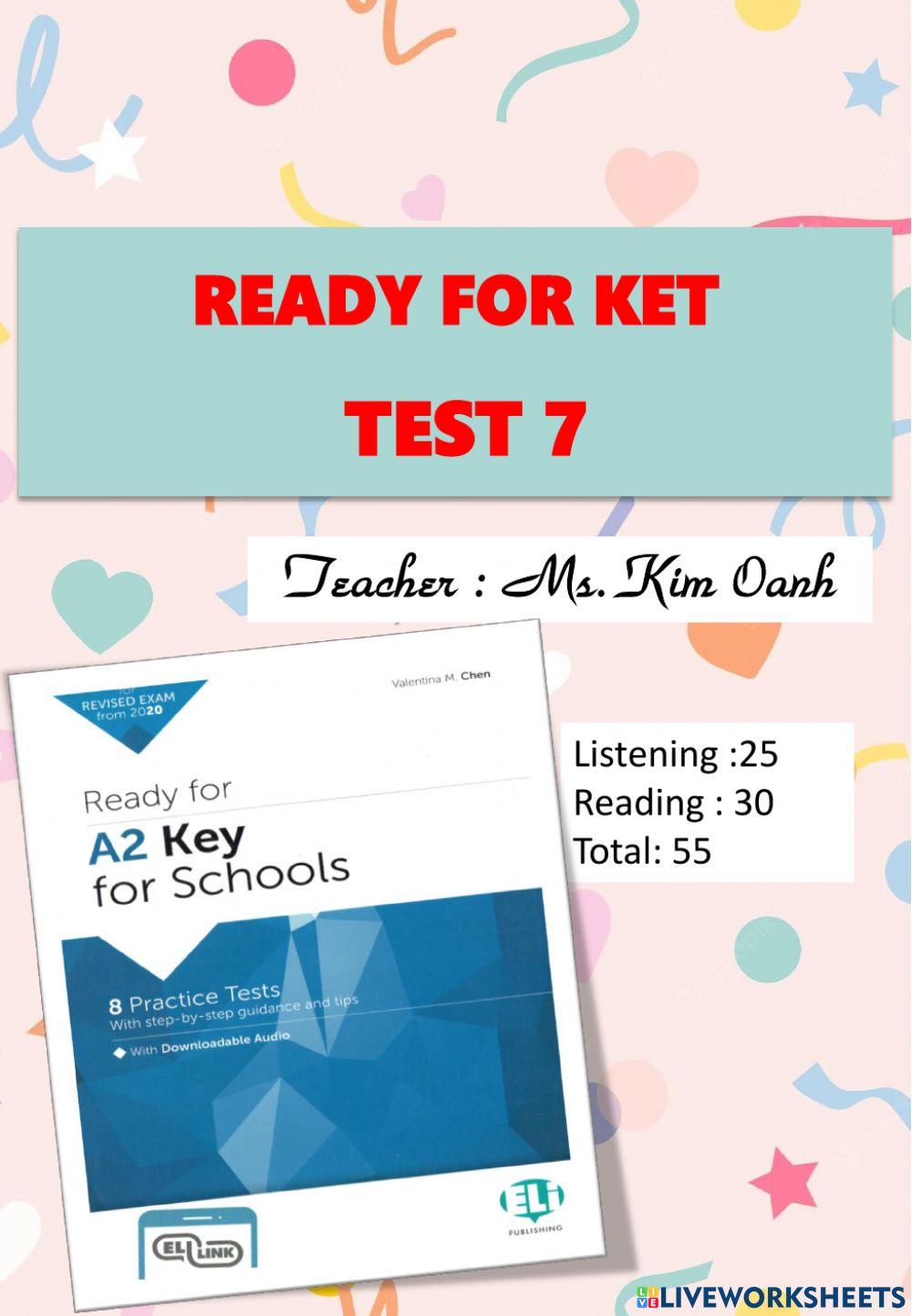 Ready for Ket Test 7