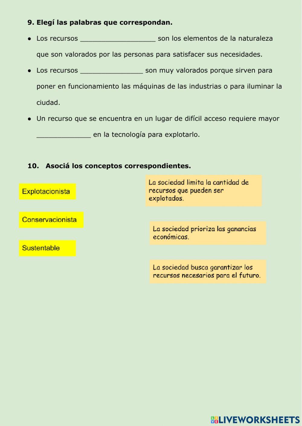 La diversidad de ambientes y recursos