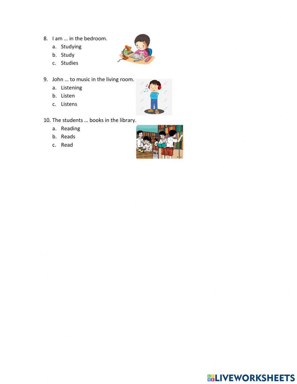 Simple Present vs Present Continuous
