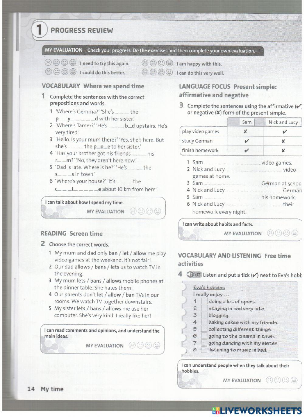 Engplus2 unit1 rewiev wb