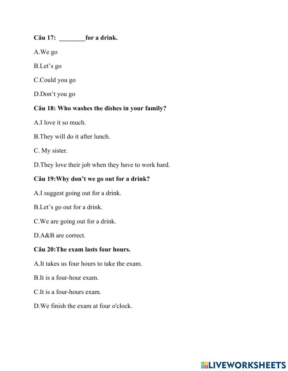 Tiéng anh 1.1 unit 7 daily activities