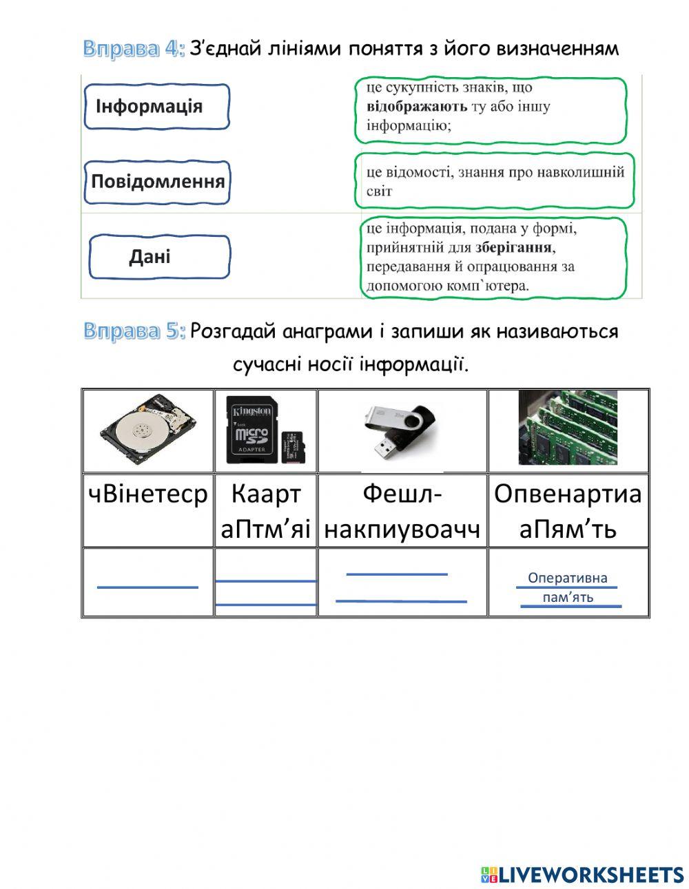 Носії інформації