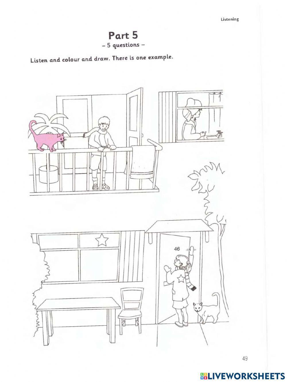 Movers- Listening test