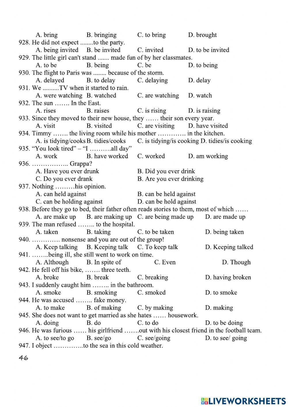 Practice for grade 12-12