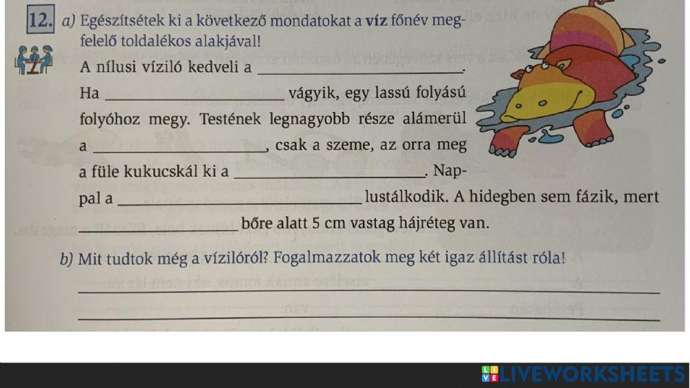 Ly és j illetve víz helyesírás