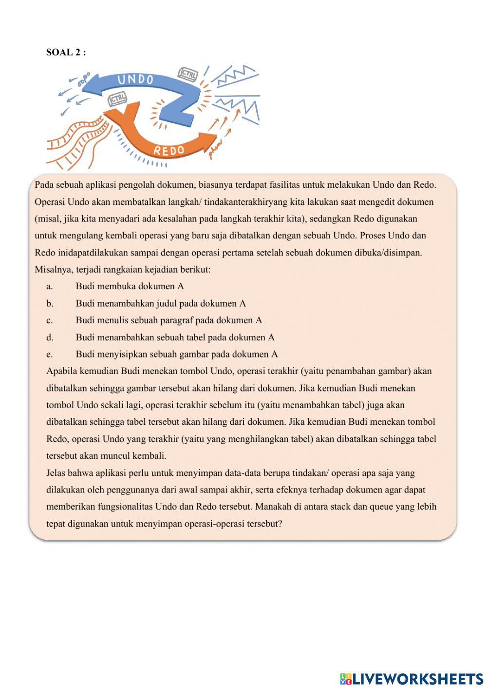 Representasi Tumpukan