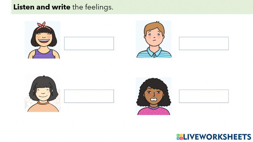L3 - A12 - Feelings, Listening and Writing
