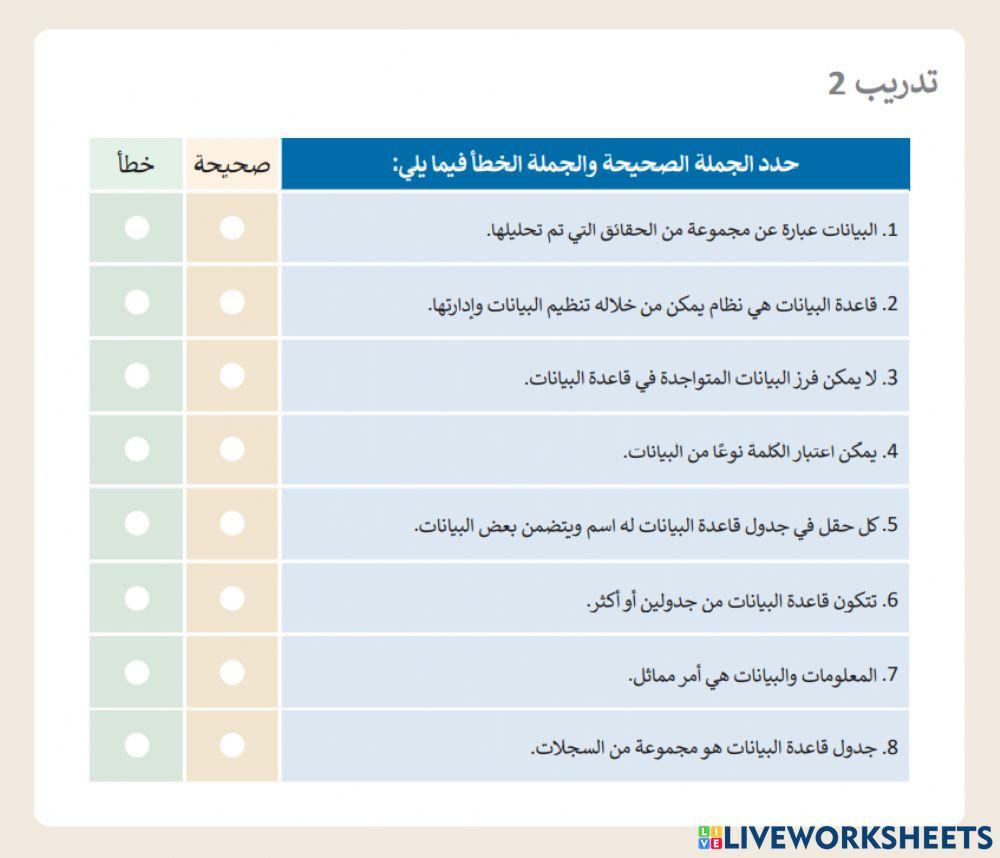 لنطبق معا: تدريب2