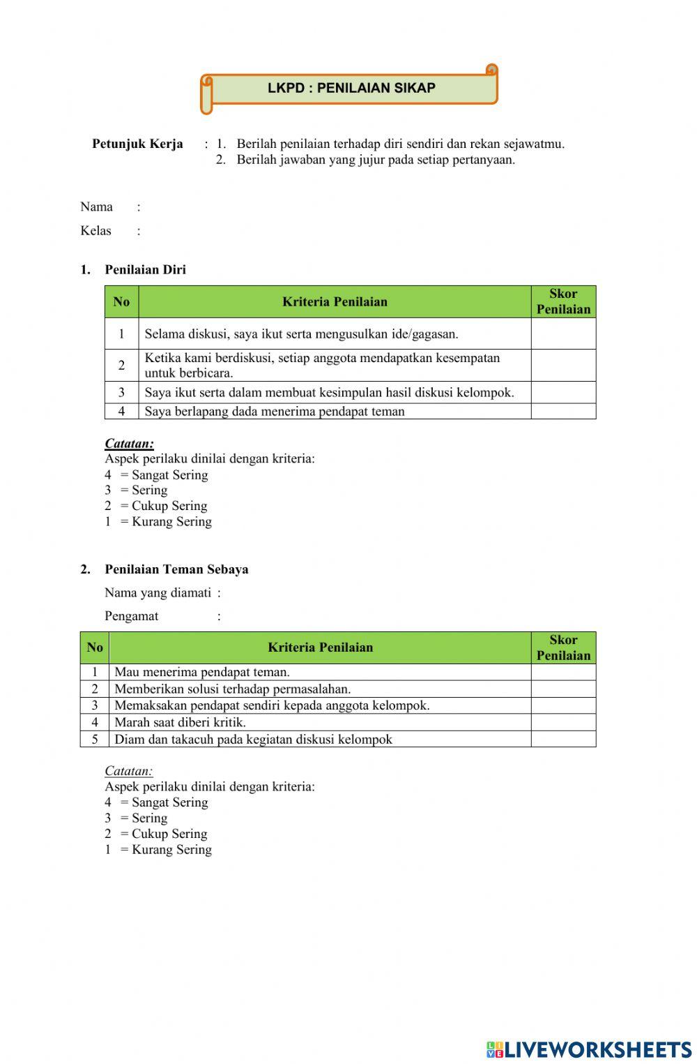 LKPD Teks Laporan Percobaan
