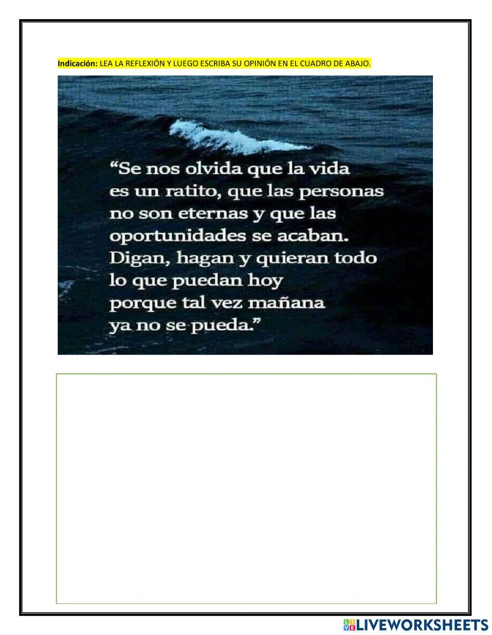 Reflexión