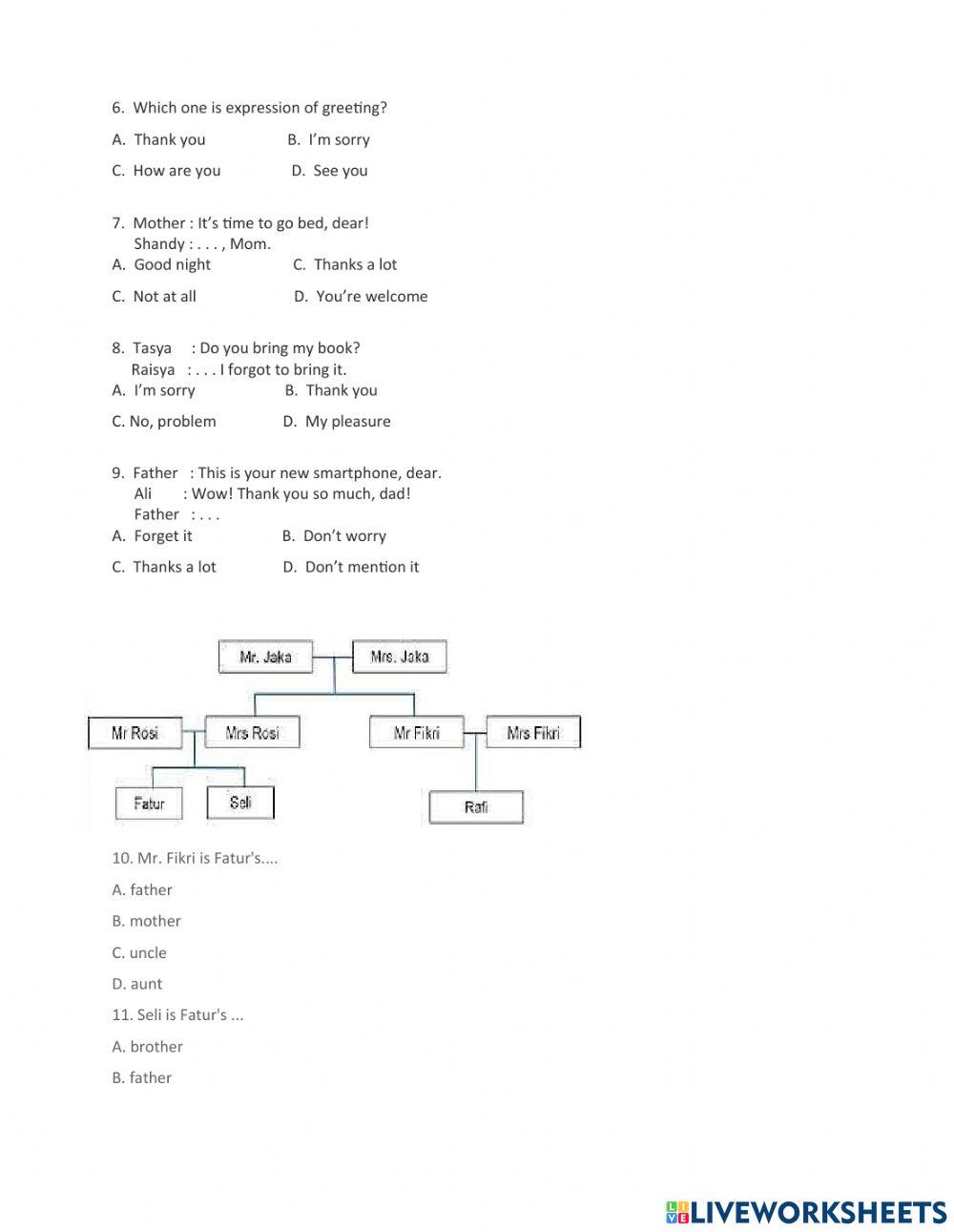 ujian mid sem 1 kls 7