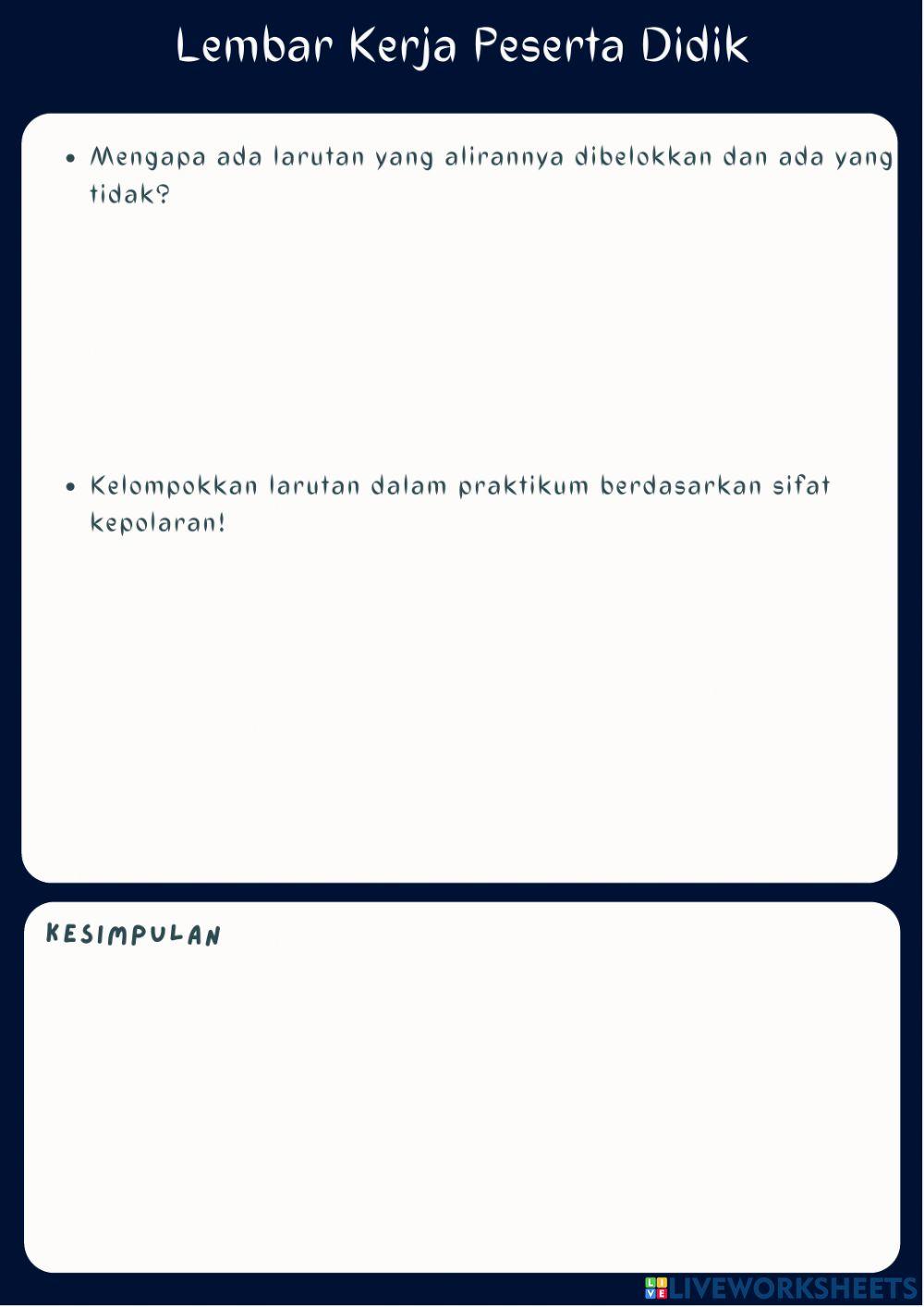 Kepolaran Senyawa Kovalen