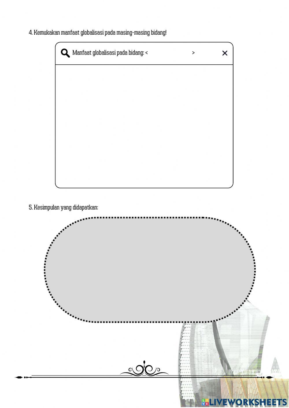 LKPD Bentuk Globalisasi