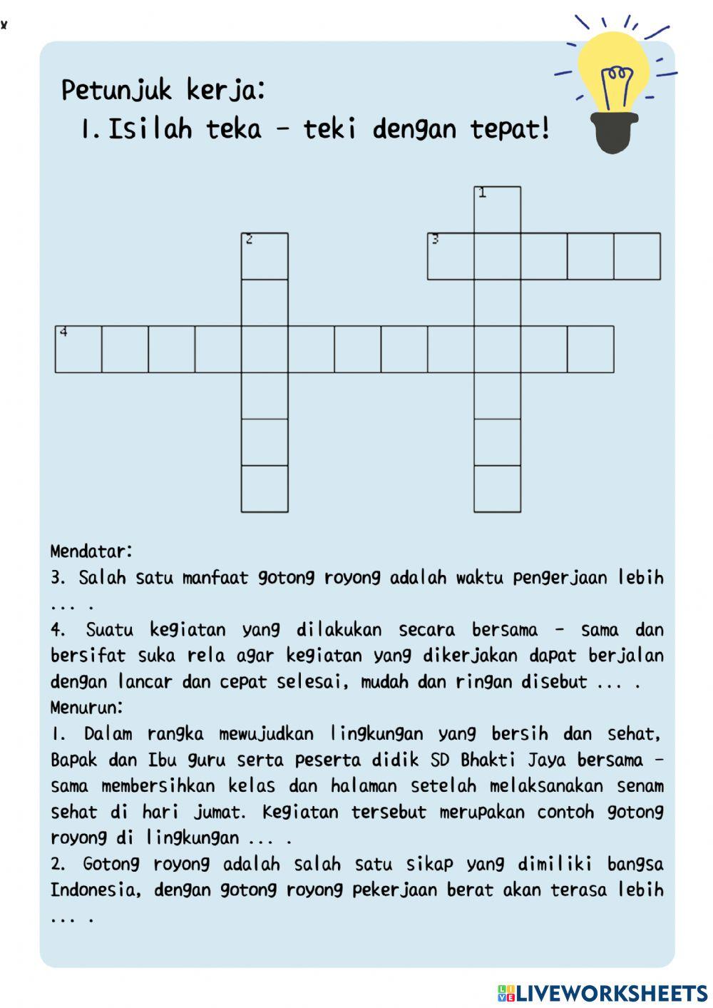 LKPD - PPKn - Tema 3 - Subtema 2 - Pembelajaran 4