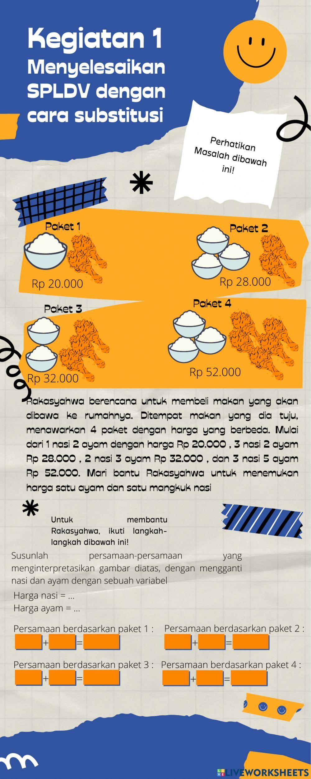 Siste persamaan linier dua variabel