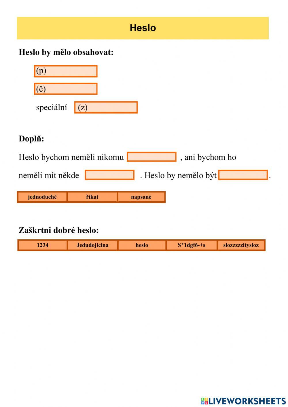 Informatika - hesla Informatika - hesla