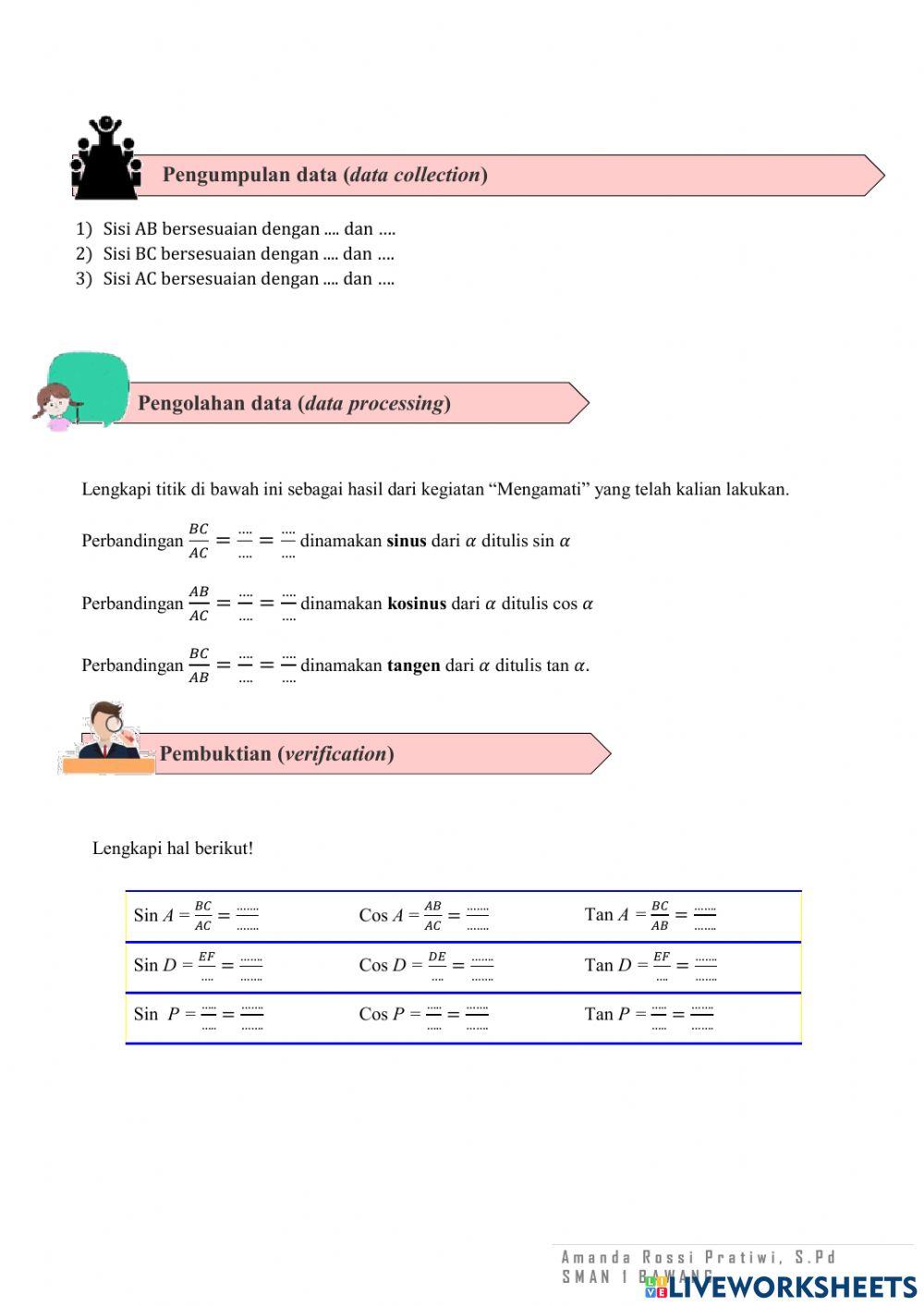 Perbandingan Trigonometri P1 A