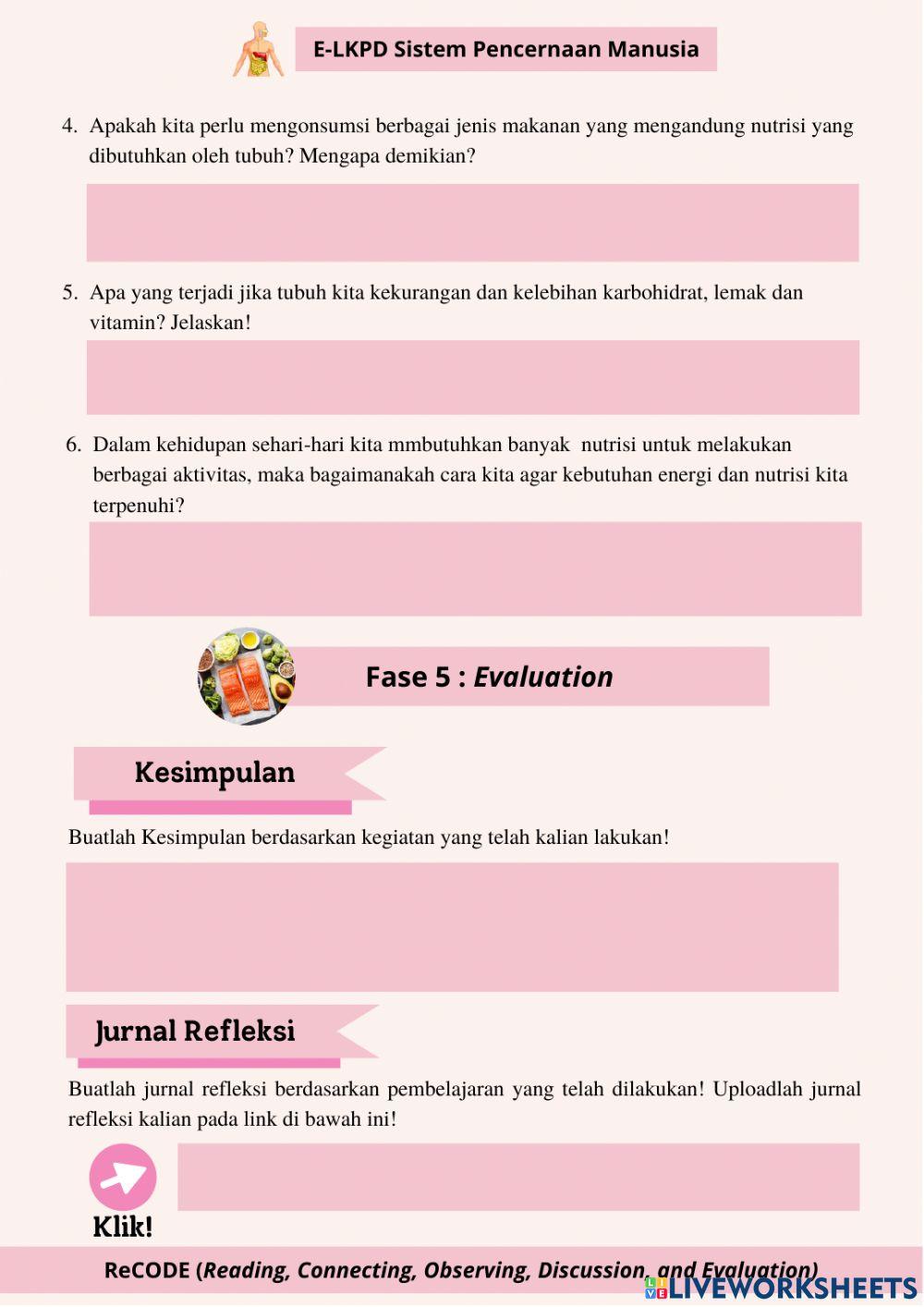 LKPD Sistem Pencernaan -Nutrisi-