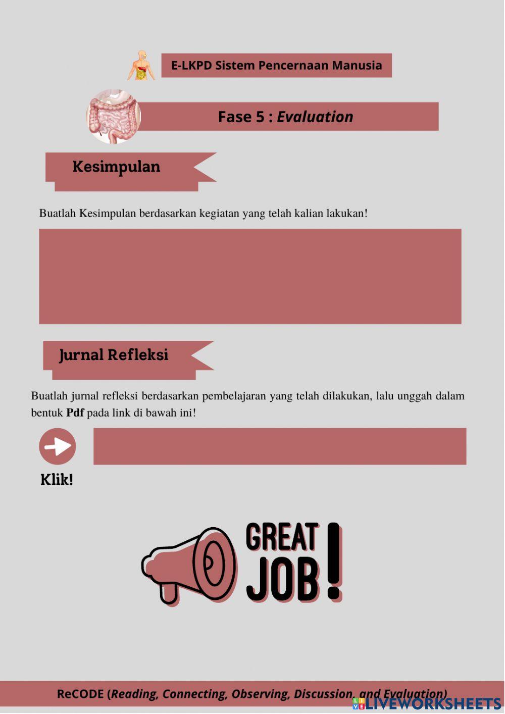 LKPD sistem Pencernaan -Pencernaan Mekanis dan kimiawi-