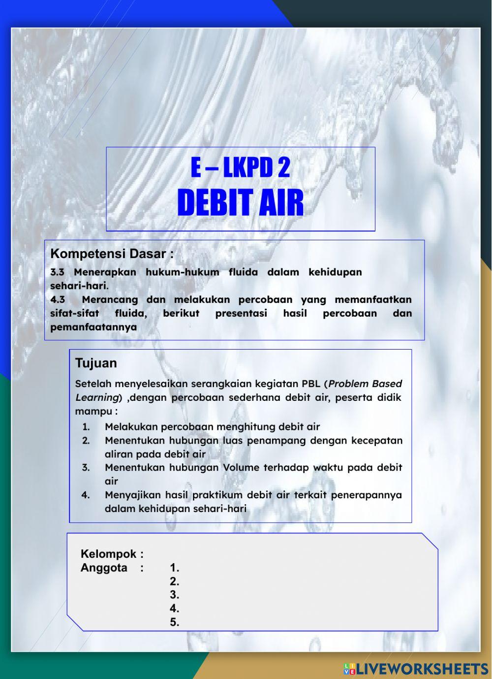LKPD DEBIT AIR HANDS ON-RA 4