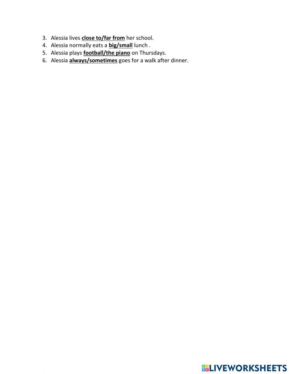 IE0, Unit 1, Reading and Writing, Exercise 4