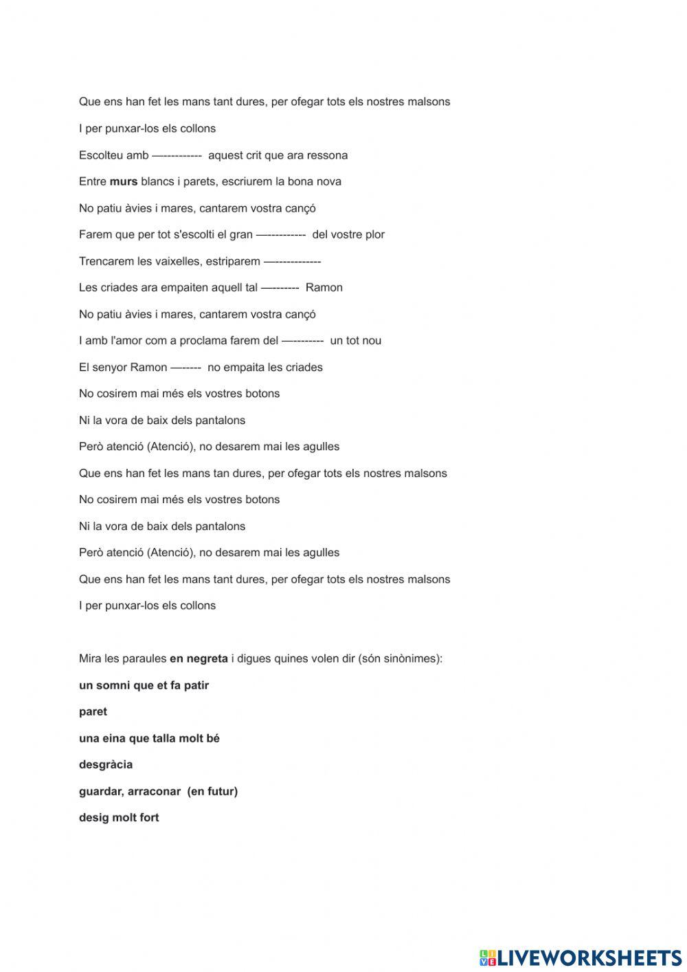 Les criades-roba estesa