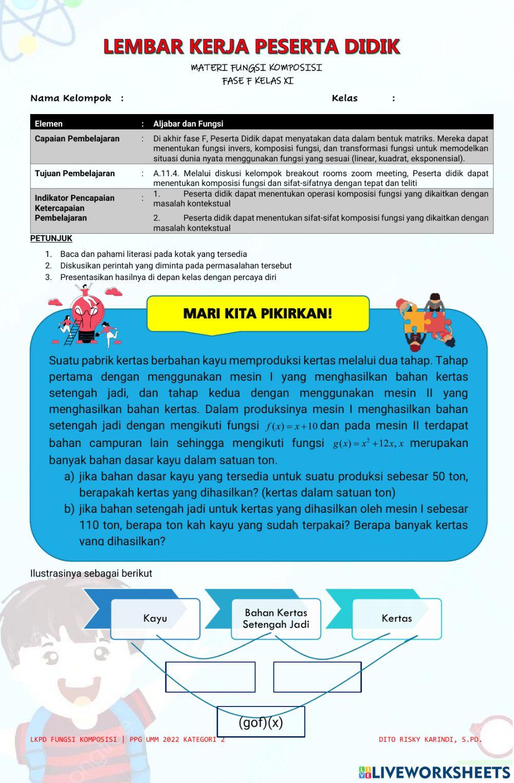 Lkpd fungsi komposisi