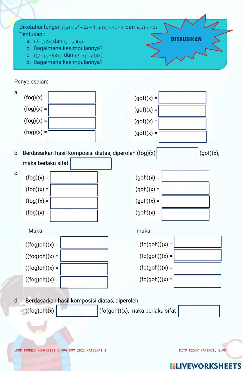 Lkpd fungsi komposisi