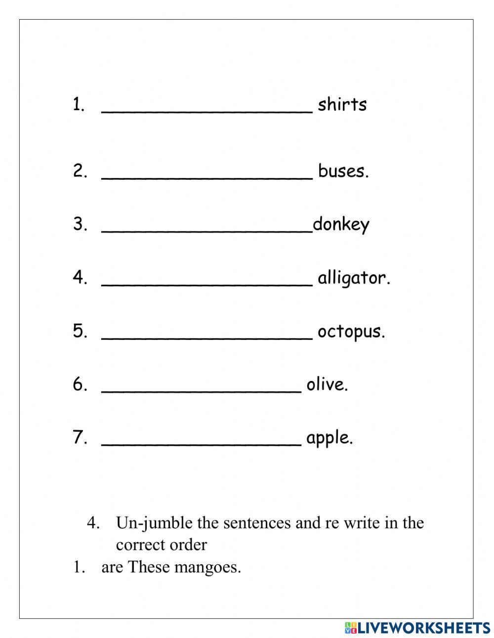 Grammar and Vocabulary