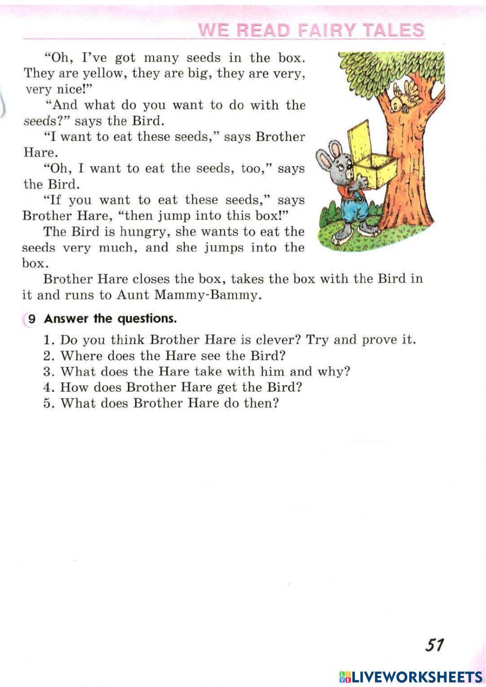 Why hares have got long ears Part II