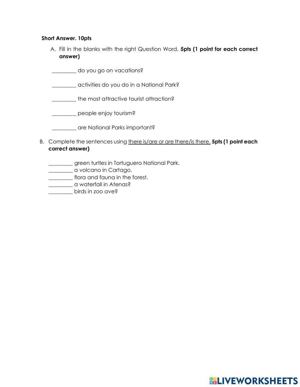 Getting Back to Nature Unit 3