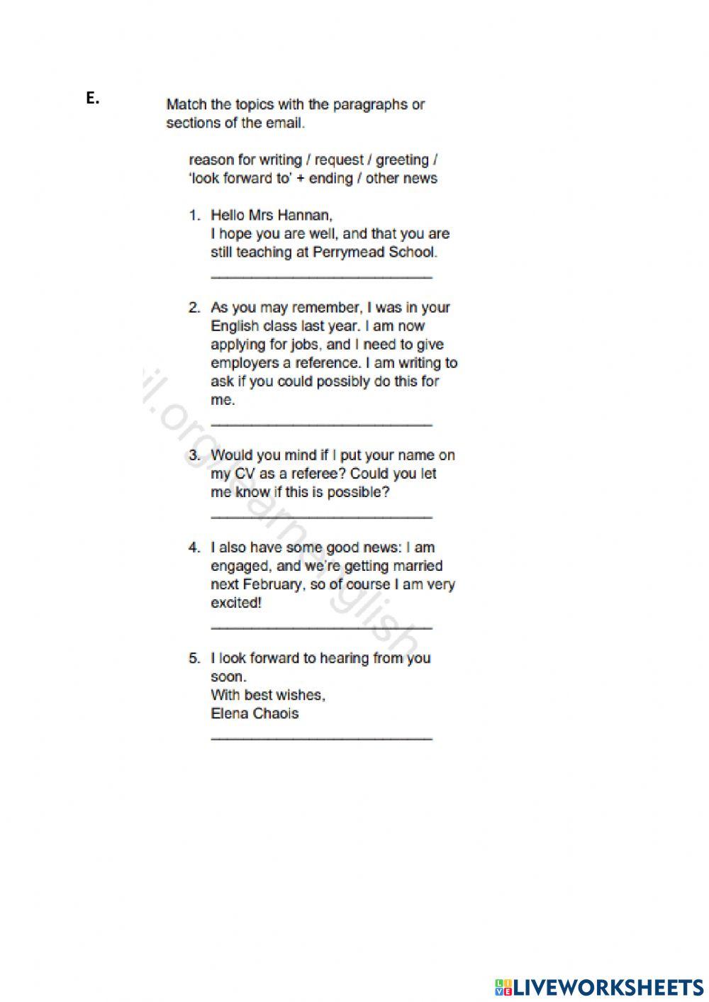 Writing Email n English