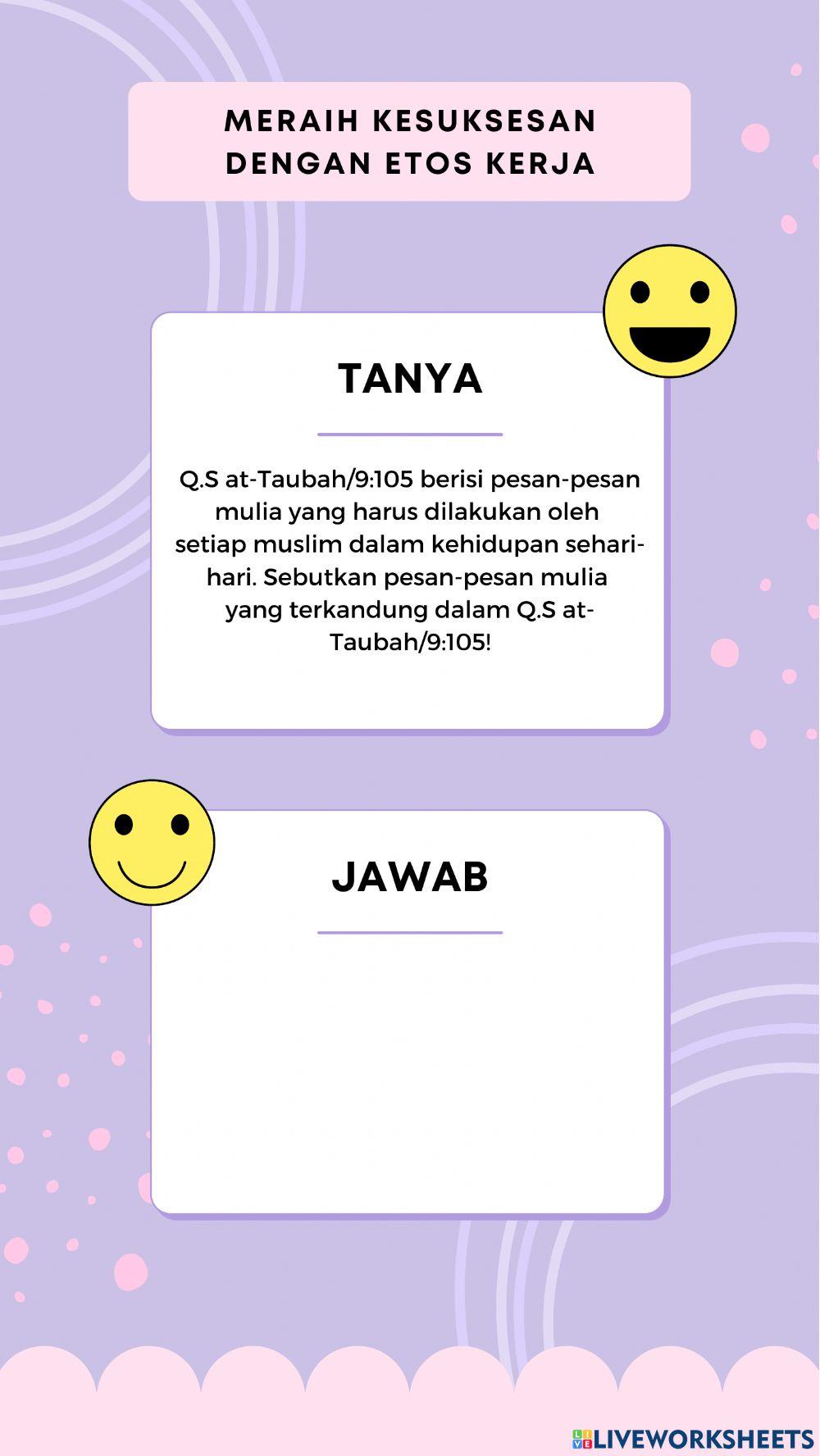 Meraih kesuksesa dengan etos kerja