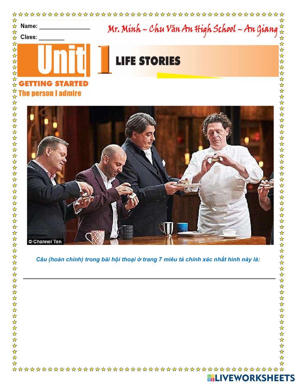 English 12 - Unit 1 - Getting Started and Language