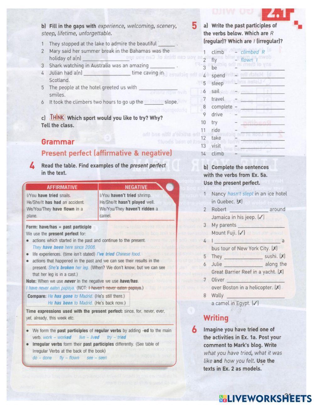 Module 2.1   Live the life