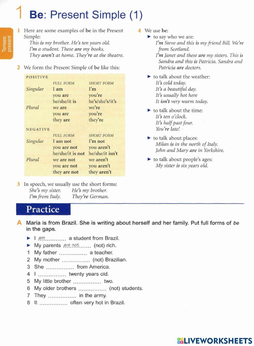 Basic Grammar-1 To be