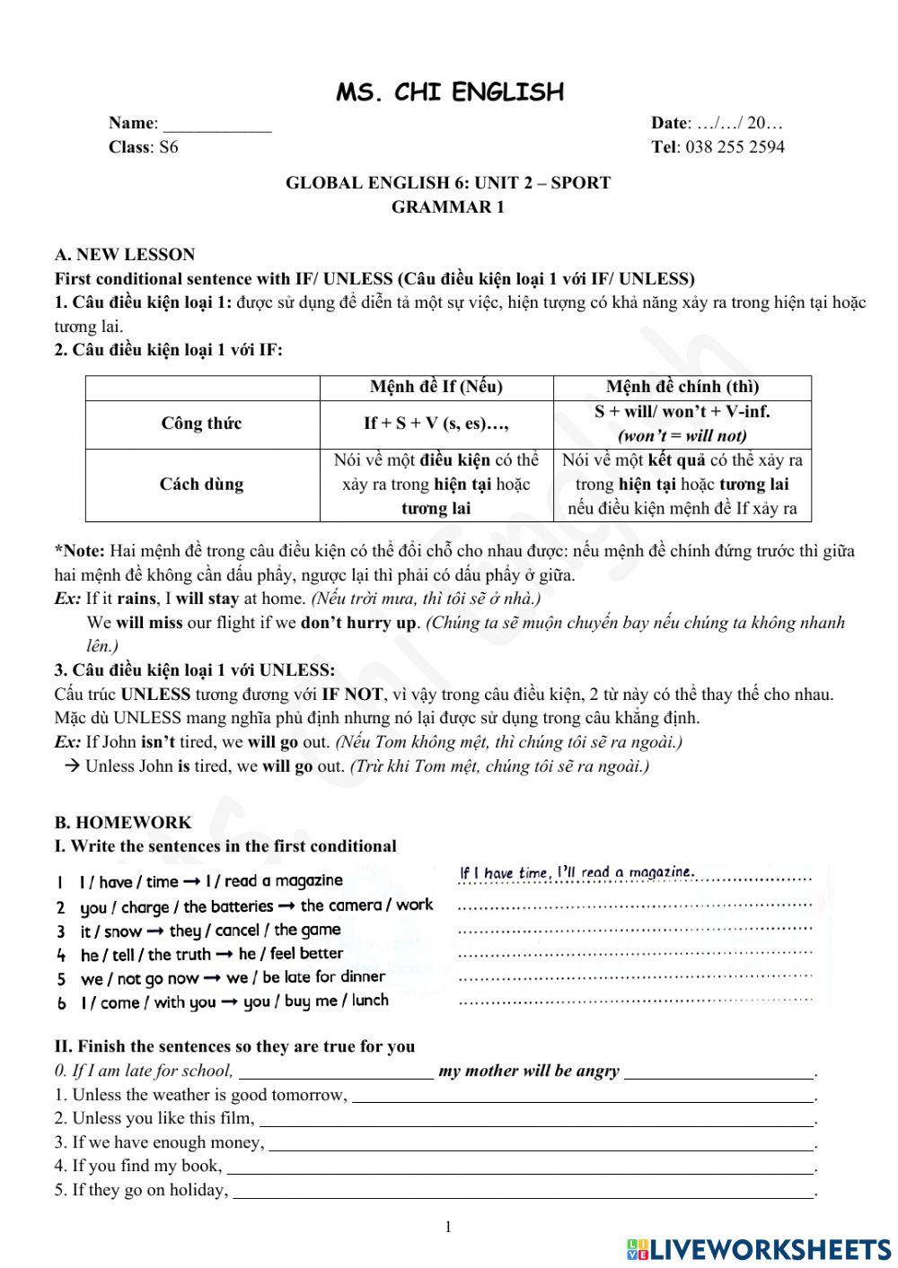 Viet Teacher-S6-WEEK 4-U2-GRAMMAR 1