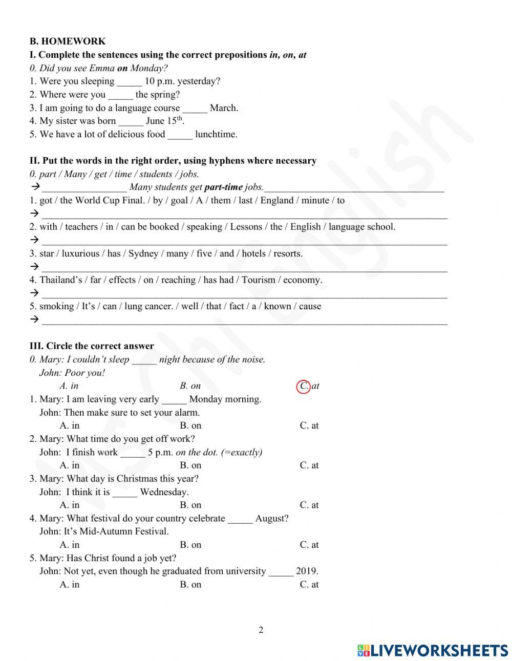 Viet Teacher - S7 - Week 4 - U2 - Grammar 1