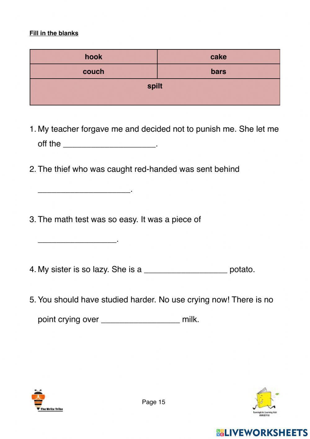 Sept holidays p1-2 idioms workshop part 3