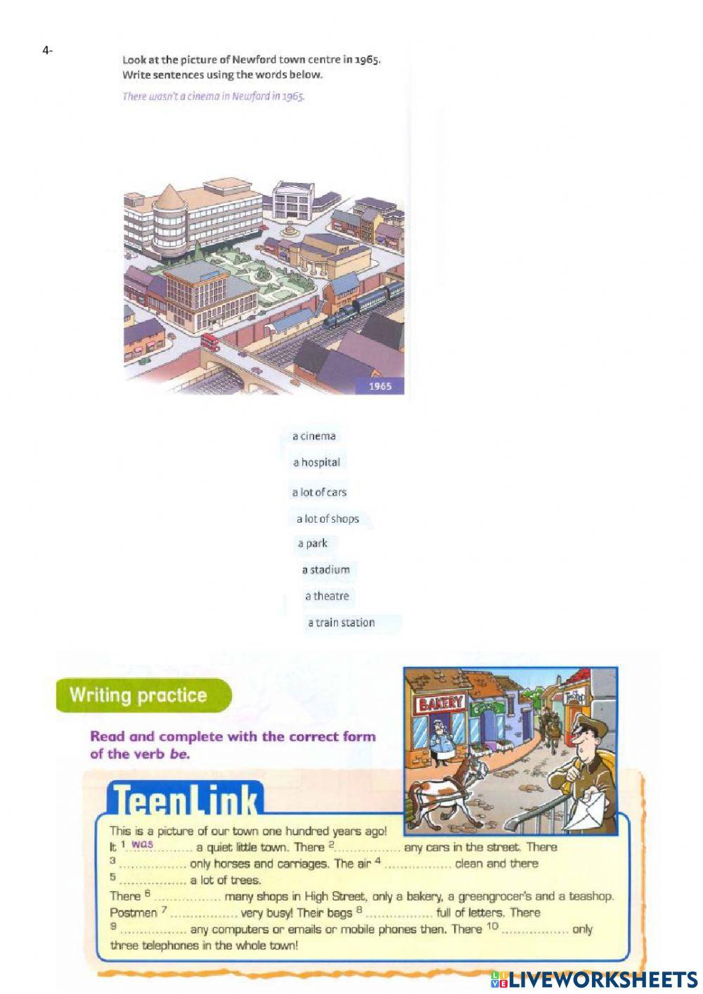 Places in town back then