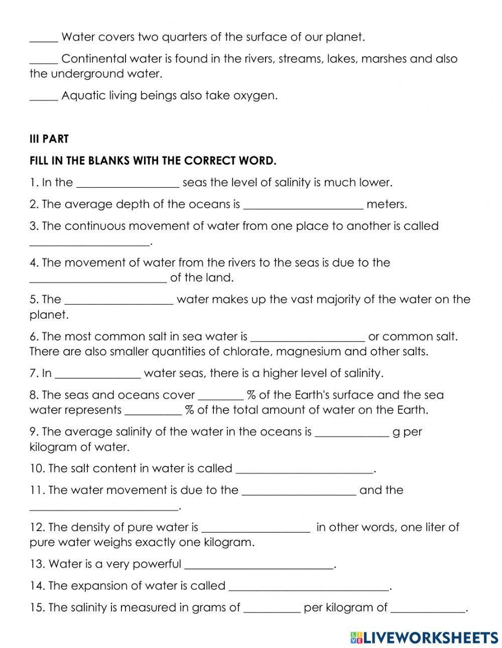 SCIENCE PRACTICE EXAM