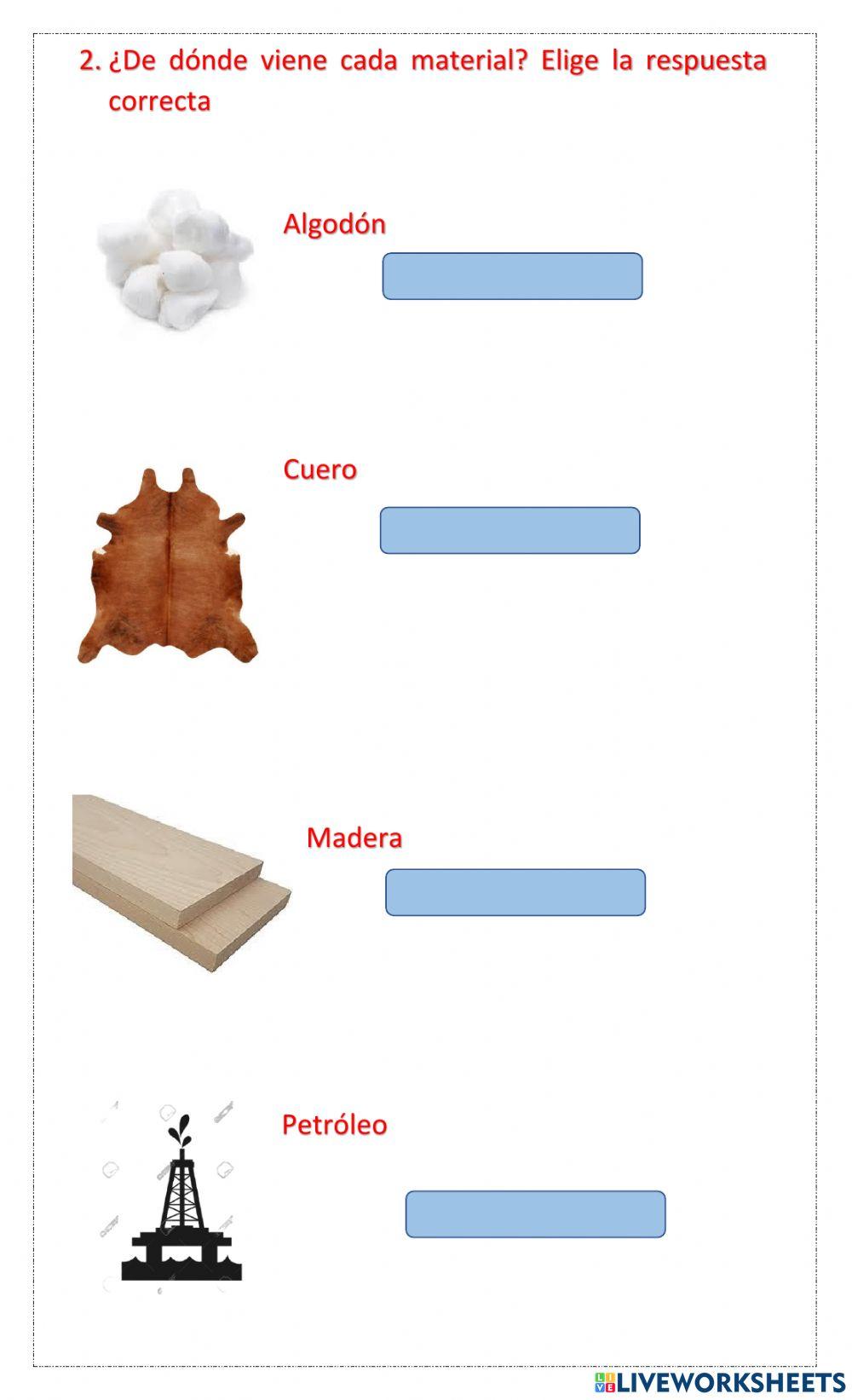 ¿De qué están hecho los artefactos?